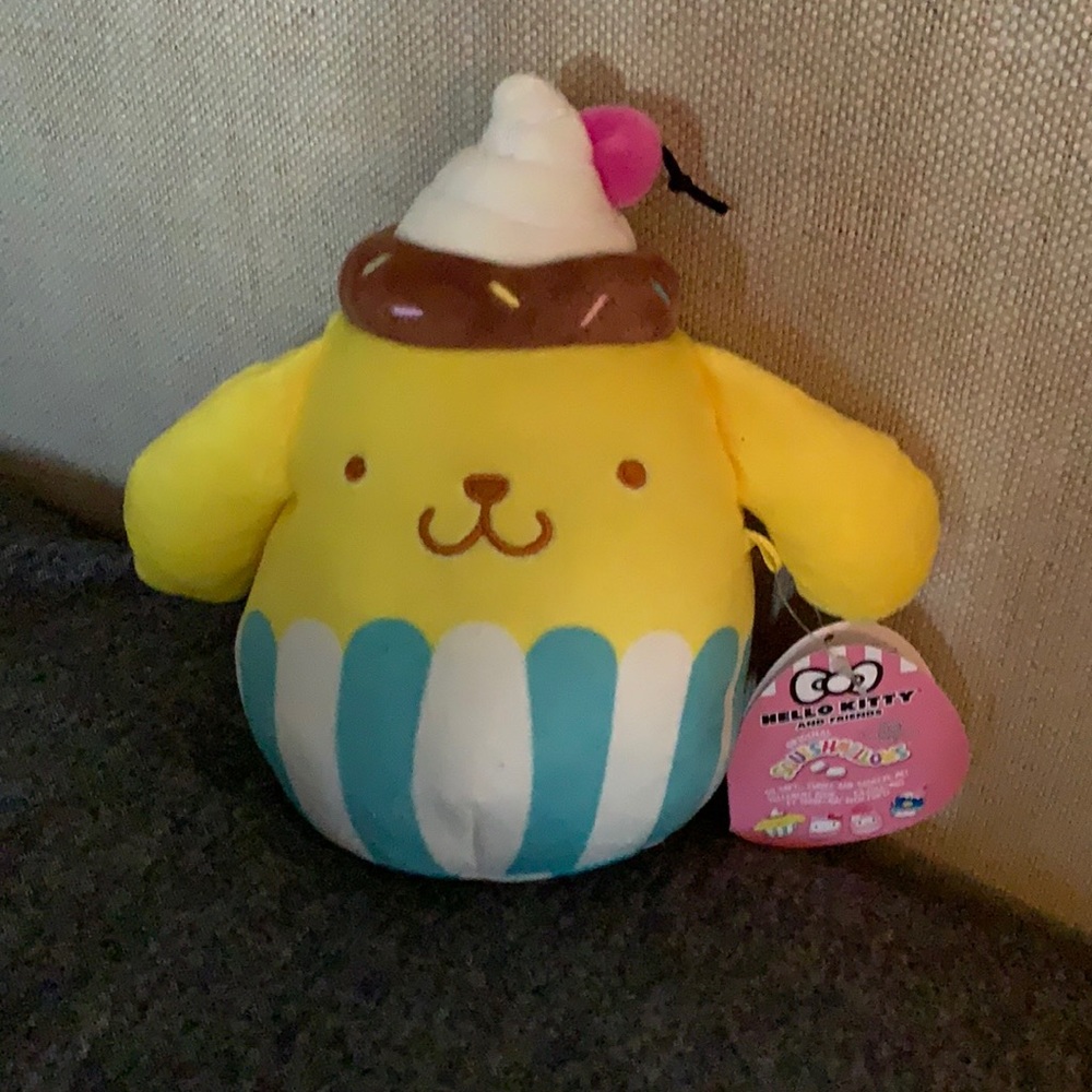 NWT KellyToy Squishmallows Pompompurin 5”